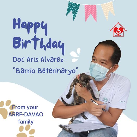 Happy birthday to one of our very dedicated partner vets, Doc Aris Alvarez Barri…