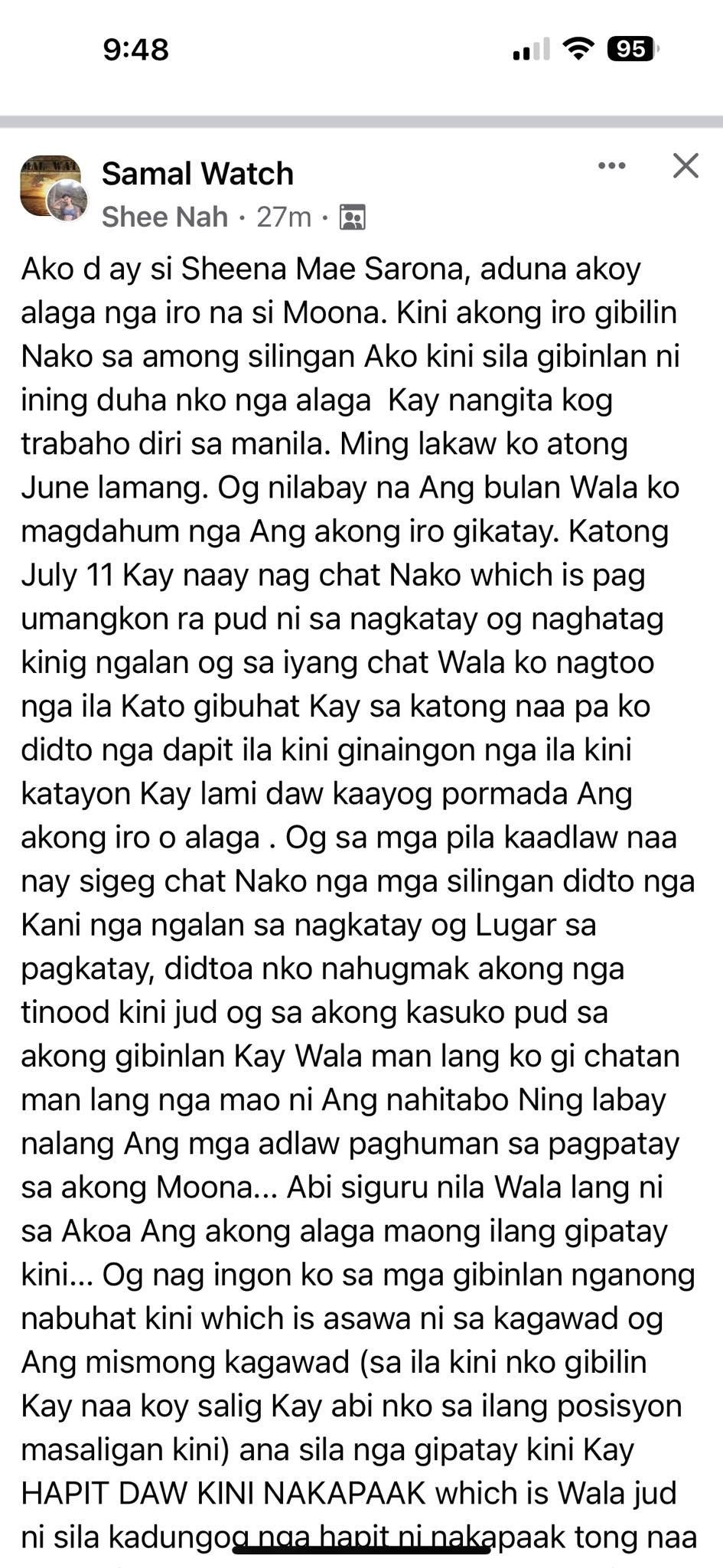 Ignorante ni na mga barangay officials kay wala nakahibalo kung ARRF DAVAO INC.